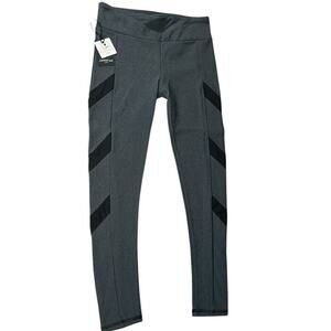 Lanston Sport NWT Dark Gray Size Medium Mesh Sides In Black High Rise